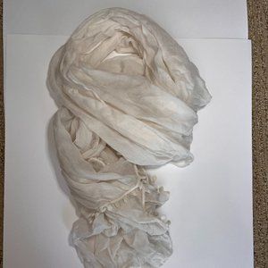 Ann Taylor White Scarf